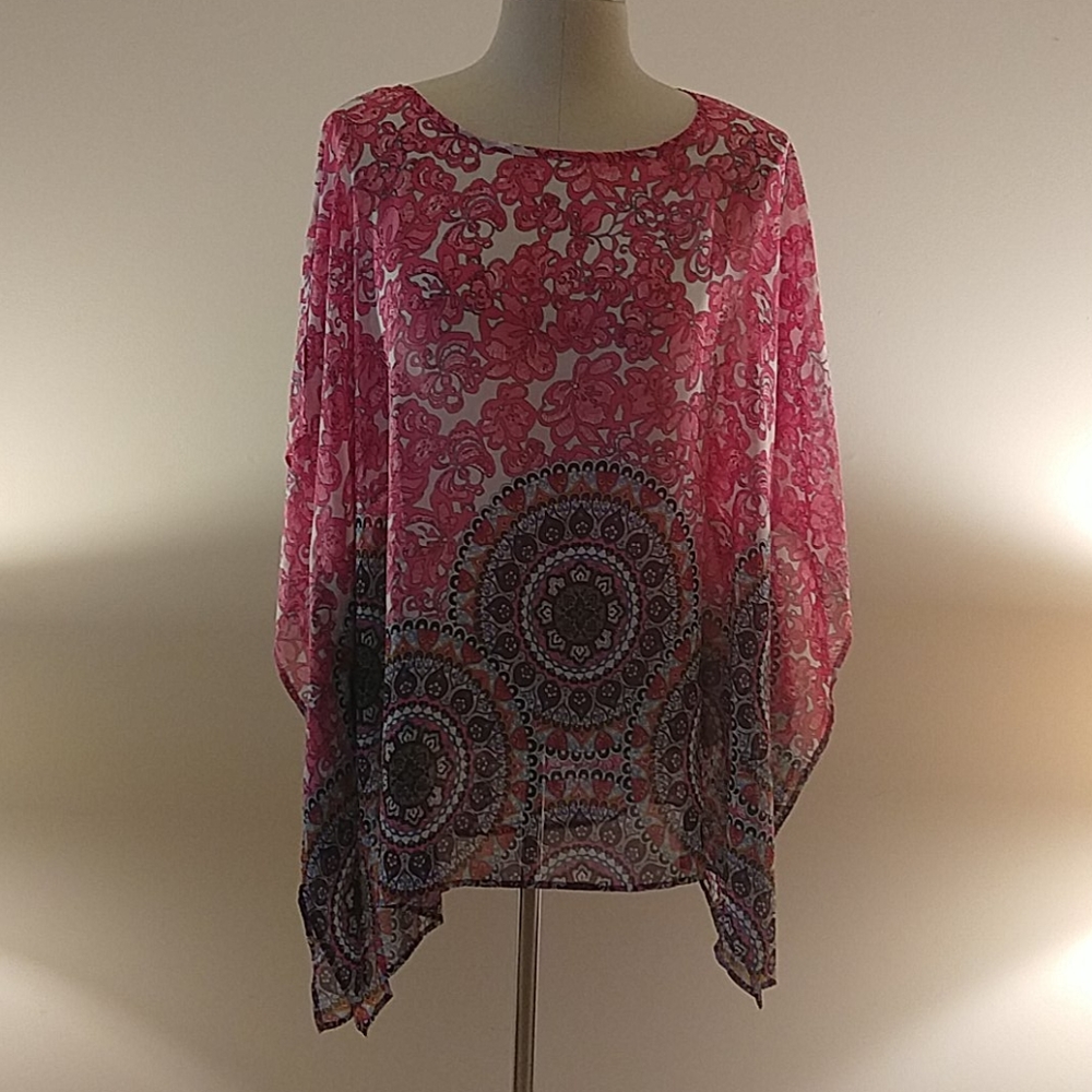 Lane Bryant Floaty Boho Tunic Size 18/20 2X